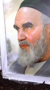 شهید امام خمینی | نقاشی شهید | طراحی چهره | احسان شعبانی