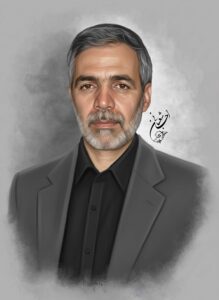 شهید سید حسن شکوری | نقاشی شهید | طراحی چهره | احسان شعبانی