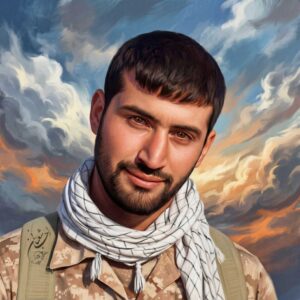 شهید سجاد زبرجدی | نقاشی شهید | طراحی چهره | احسان شعبانی