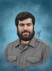 شهید محمد باقر مشهدی عبادی | نقاشی شهید | طراحی چهره | احسان شعبانی