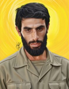شهید محمدرضا کارور | نقاشی شهید | طراحی چهره | احسان شعبانی