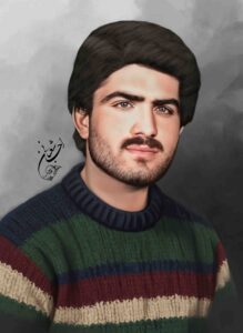 شهید احمد رحمانی | شهدای شهریار | طراحی چهره | احسان شعبانی