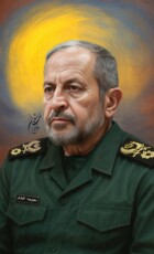 سردار علیرضا افشار سردار علیرضا افشار | نقاشی شهید | طراحی چهره | احسان شعبانی