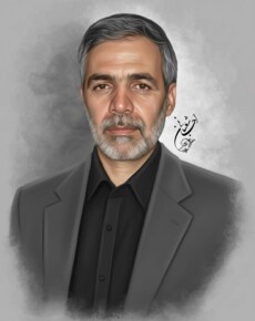 شهید سید حسن شکوری شهید سید حسن شکوری | نقاشی شهید | طراحی چهره | احسان شعبانی