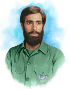 شهید ابراهیم وکیل زاده شهید ابراهیم وکیل زاده | نقاشی شهید | طراحی چهره | احسان شعبانی
