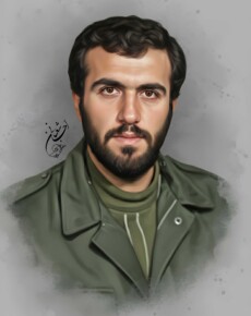 شهید حسن شفیع زاده شهید حسن شفیع زاده | نقاشی شهید | طراحی چهره | احسان شعبانی