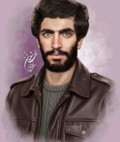 شهید حسن مداحی شهید حسن مداحی | نقاشی شهید | طراحی چهره | احسان شعبانی