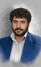 شهید حسین خلخالی شهید حسین خلخالی | نقاشی شهید | طراحی چهره | احسان شعبانی