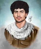 شهید رضا محمد نصیری خانجانی شهید رضا محمد نصیری خانجانی | نقاشی شهید | طراحی چهره | احسان شعبانی