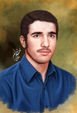 شهید عزت الله اوضح شهید عزت الله اوضح | نقاشی شهید | طراحی چهره | احسان شعبانی
