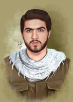 شهید علی آقارضایی شهید علی آقارضایی | نقاشی شهید | طراحی چهره | احسان شعبانی