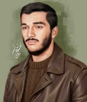 شهید علی اضغر حیدری کلشتری شهید علی اضغر حیدری کلشتری | نقاشی شهید | طراحی چهره | احسان شعبانی