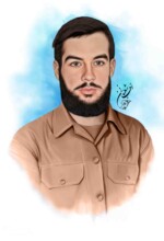 شهید علی خیر قلی شهید علی خیر قلی | نقاشی شهید | طراحی چهره | احسان شعبانی