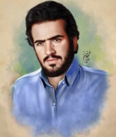 شهید علی مرادخانی شهید علی مرادخانی | نقاشی شهید | طراحی چهره | احسان شعبانی