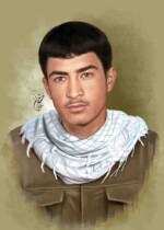 شهید علی گل محمدی شهید علی گل محمدی | نقاشی شهید | طراحی چهره | احسان شعبانی