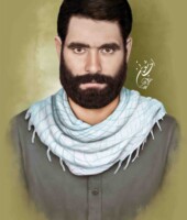 شهید علیرضا شریف اردانی شهید علیرضا شریف اردانی | نقاشی شهید | طراحی چهره | احسان شعبانی