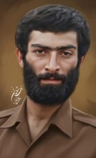 شهید محسن وزوایی شهید محسن وزوایی | نقاشی شهید | طراحی چهره | احسان شعبانی