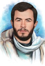 شهید محمد حبیبی شهید محمد حبیبی | نقاشی شهید | طراحی چهره | احسان شعبانی
