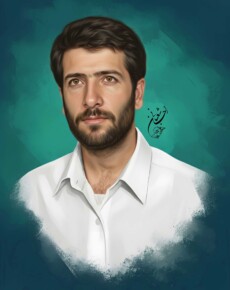 شهید محمد حسن کسایی شهید محمد حسن کسایی | نقاشی شهید | طراحی چهره | احسان شعبانی