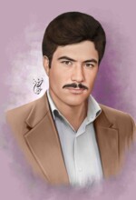 شهید محمد سیفی شهید محمد سیفی | نقاشی شهید | طراحی چهره | احسان شعبانی