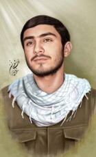شهید محمد شیخی شهید محمد شیخی | نقاشی شهید | طراحی چهره | احسان شعبانی