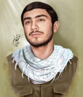 شهید محمد شیخی شهید محمد شیخی | نقاشی شهید | طراحی چهره | احسان شعبانی