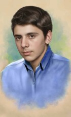 شهید محمدرضا خلخالی شهید محمدرضا خلخالی | نقاشی شهید | طراحی چهره | احسان شعبانی