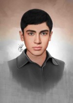 شهید مرتضی غلامی شهید مرتضی غلامی | نقاشی شهید | طراحی چهره | احسان شعبانی