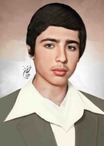 شهید مسعود حاج رضا کدخدایی شهید مسعود حاج رضا کدخدایی | نقاشی شهید | طراحی چهره | احسان شعبانی