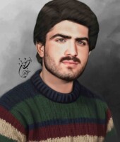 شهید احمد رحمانی شهید احمد رحمانی | نقاشی شهید | طراحی چهره | احسان شعبانی